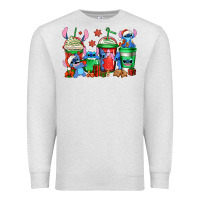 Oatmeal Heather christmas stitch coffee Premium Sweatshirt - Jasminsmagicworld