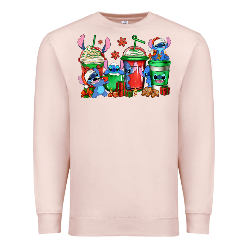 Christmas Stitch Coffee Premium Sweatshirt by Jasminsmagicworld | Teevron