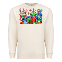 Sandshell christmas stitch coffee Premium Sweatshirt - Jasminsmagicworld