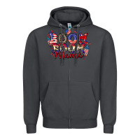 Smoke Boom boom Mama 4th of july Zipper Hoodie - CowGirlArtShop