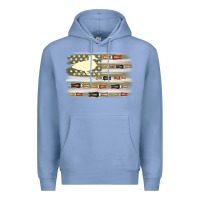 Colony Blue duck hunter flag Premium Hoodie - MaliasSmallBusiness