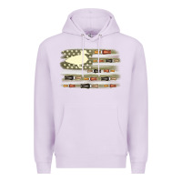 Lilac duck hunter flag Premium Hoodie - MaliasSmallBusiness