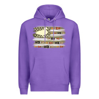 Purple duck hunter flag Premium Hoodie - MaliasSmallBusiness