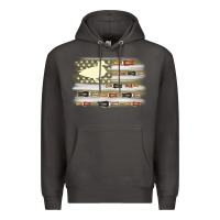 Smoke duck hunter flag Premium Hoodie - MaliasSmallBusiness
