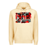 Pina Colada western red cowhide winter background Premium Hoodie - AdoDesignShop