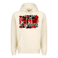 Tofu western red cowhide winter background Premium Hoodie - AdoDesignShop