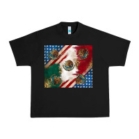 Black American with mexican flag Urban Heavy Tee - RanaPortraitStore