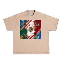 Burro American with mexican flag Urban Heavy Tee - RanaPortraitStore