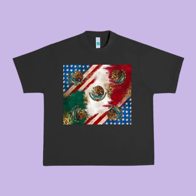 Urban Heavy Tee American with mexican flag