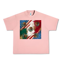 Salmon American with mexican flag Urban Heavy Tee - RanaPortraitStore