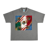 Tornado American with mexican flag Urban Heavy Tee - RanaPortraitStore