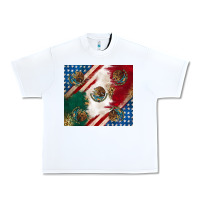 White American with mexican flag Urban Heavy Tee - RanaPortraitStore