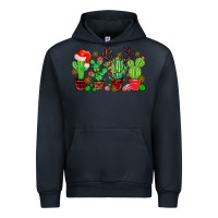 Navy christmas cactus Urban Hoodie - MaliasSmallBusiness