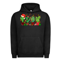 Pigment Black christmas cactus Urban Hoodie - MaliasSmallBusiness