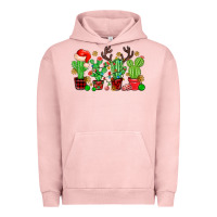 Pigment Salmon christmas cactus Urban Hoodie - MaliasSmallBusiness
