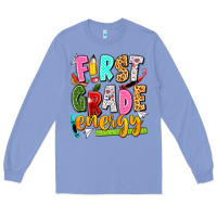 Colony Blue first grade energy Long Sleeve Tee - texasbilliewilder