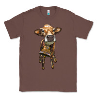 Chestnut heifer cow with cow bell Classic Tee - RanaPortraitStore