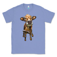 Colony Blue heifer cow with cow bell Classic Tee - RanaPortraitStore