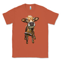 Copper heifer cow with cow bell Classic Tee - RanaPortraitStore
