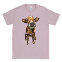 Lilac heifer cow with cow bell Classic Tee - RanaPortraitStore