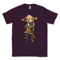 Plum heifer cow with cow bell Classic Tee - RanaPortraitStore