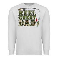 Dove Grey reel great dad Premium Sweatshirt - Artiststas