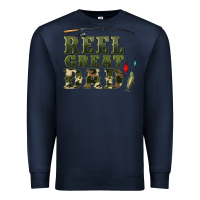 Navy reel great dad Premium Sweatshirt - Artiststas