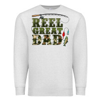 Oatmeal Heather reel great dad Premium Sweatshirt - Artiststas