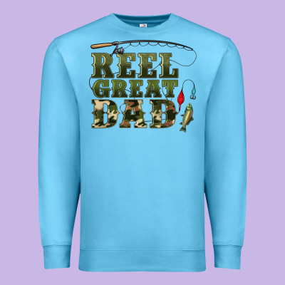 Reel Great Dad Premium Sweatshirt Designed By Artiststas