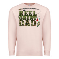 Pale Pink reel great dad Premium Sweatshirt - Artiststas
