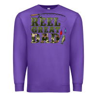 Purple reel great dad Premium Sweatshirt - Artiststas