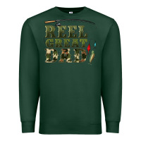 Sports Green reel great dad Premium Sweatshirt - Artiststas