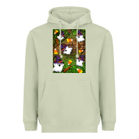 Matcha Halloween ghost Heavyweight Hoodie - Artiststas