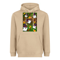 Mushroom Halloween ghost Heavyweight Hoodie - Artiststas