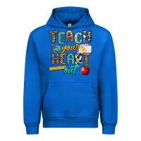 Cobalt teach your heart out Urban Hoodie - NancyCooperArtShop