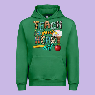 Teach Your Heart Out Urban Hoodie Designed By Nancycooperartshop