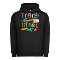 Pigment Black teach your heart out Urban Hoodie - NancyCooperArtShop