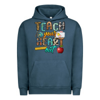 Pigment Midnight Navy teach your heart out Urban Hoodie - NancyCooperArtShop