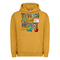 Pigment Peanut Butter teach your heart out Urban Hoodie - NancyCooperArtShop