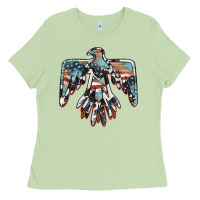 Matcha American flag thunderbird Ladies Tee - BarkalooDesign