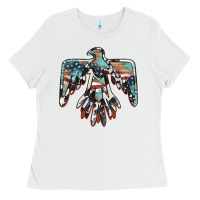 American Flag Thunderbird Ladies Tee | Teevron