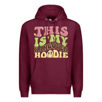 Burgundy this is my hangover Premium Hoodie - MaliasSmallBusiness