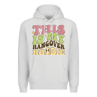 Dove Grey this is my hangover Premium Hoodie - MaliasSmallBusiness