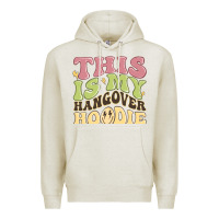 Oatmeal Heather this is my hangover Premium Hoodie - MaliasSmallBusiness