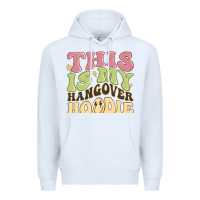 White this is my hangover Premium Hoodie - MaliasSmallBusiness