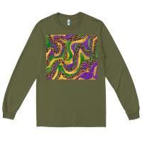 Army Green mardi gras tumbler Long Sleeve Tee - RanaPortraitStore