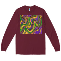 Burgundy mardi gras tumbler Long Sleeve Tee - RanaPortraitStore