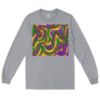 Heather Grey mardi gras tumbler Long Sleeve Tee - RanaPortraitStore