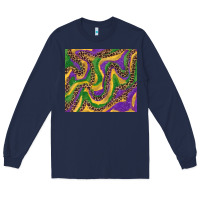 Navy mardi gras tumbler Long Sleeve Tee - RanaPortraitStore