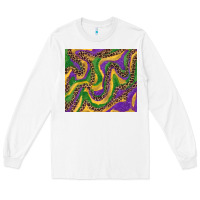 White mardi gras tumbler Long Sleeve Tee - RanaPortraitStore